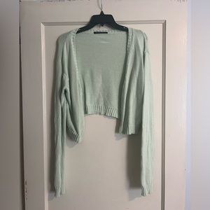 Brandy Melville Green Cardigan